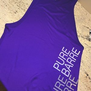 Pure Barre purple tank top